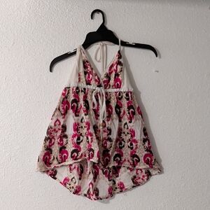 LEI Backless/Ties At Neck